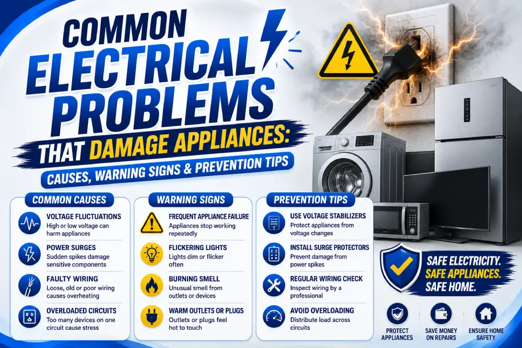 AC refrigerator washing machine and dishwasher electrical safety inspection